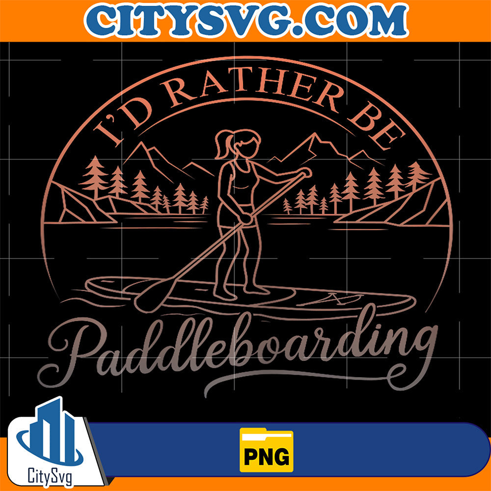 Paddle-Boarding-Humorous-Sup-Standup-Paddling-Girl-Png