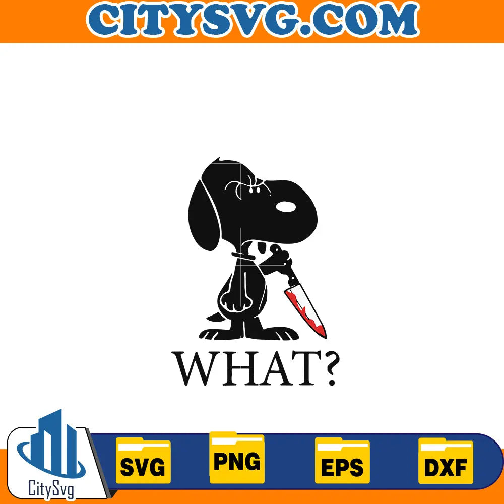 What ? Snoopy Halloween Svg CitySvg