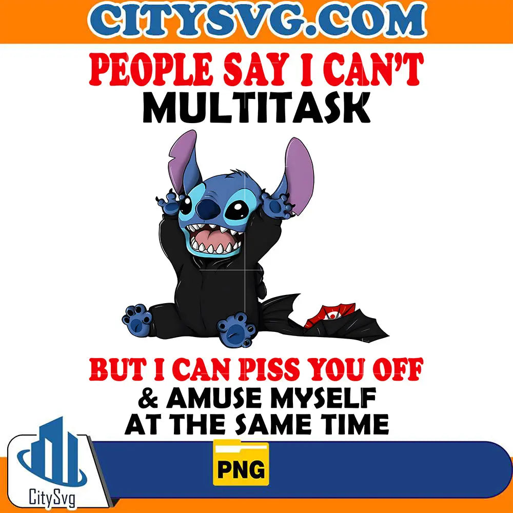 PeopleSayICan_tMultitaskCartoonStitchPng