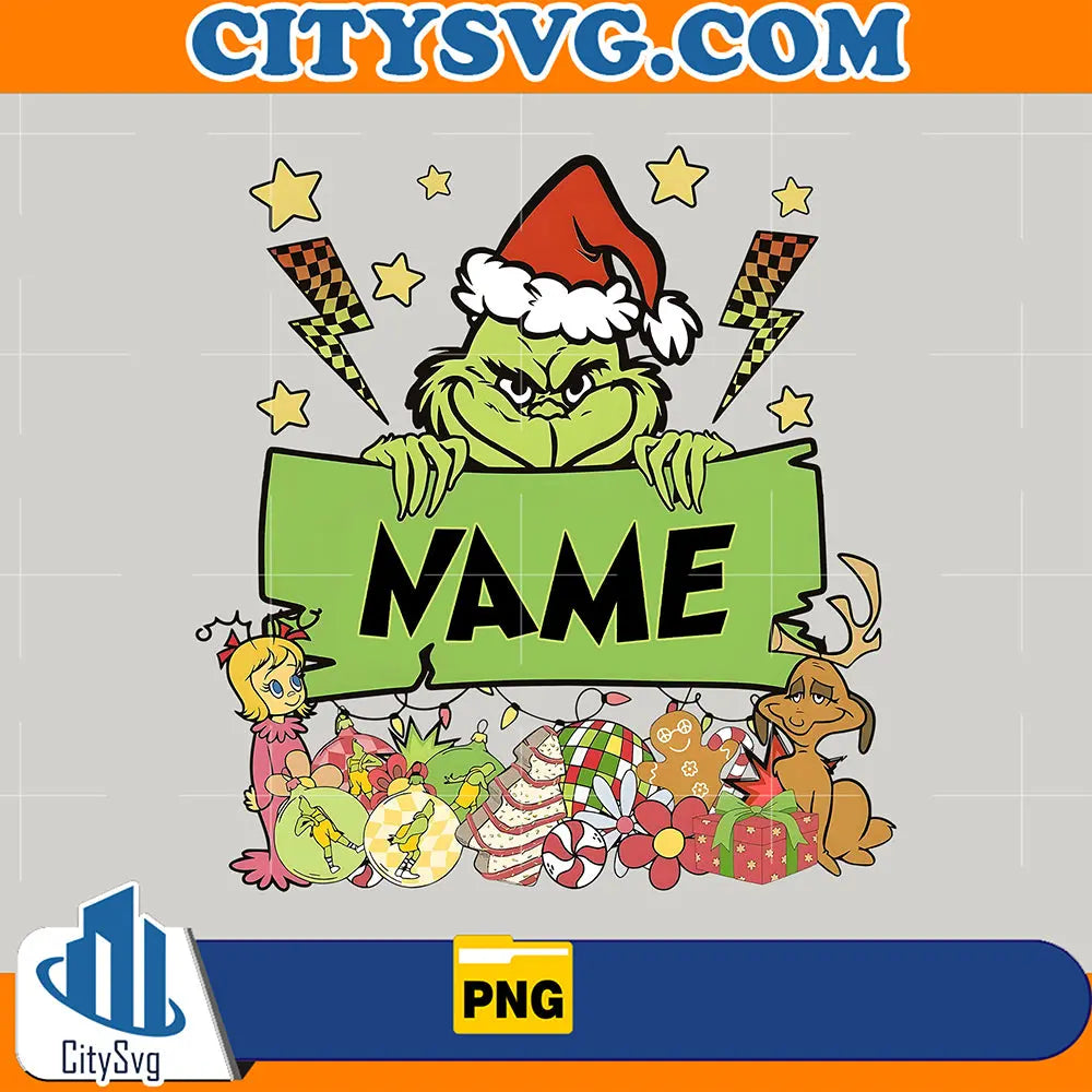 PersonalizedTheGrinchmasandFriendsPng