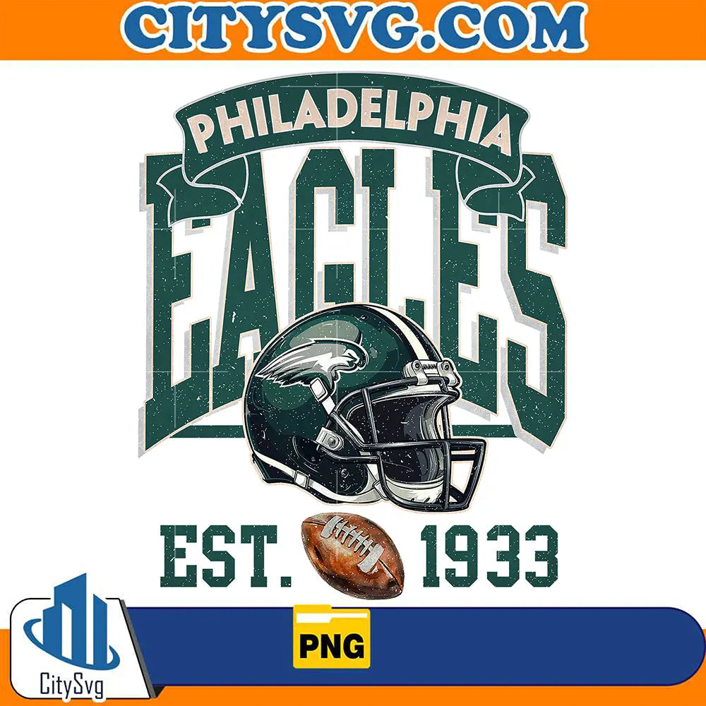 PhiladelphiaEagleEst1933FootballPng