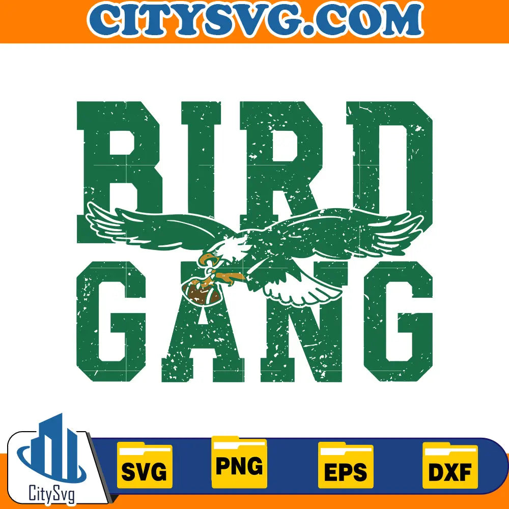 Bird Gang Svg, Philadelphia Football SVG CitySvg