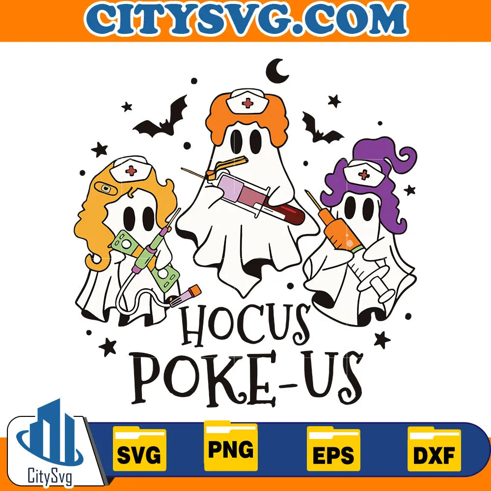 Phlebotomist Halloween Svg, Hocus poke-us svg CitySvg