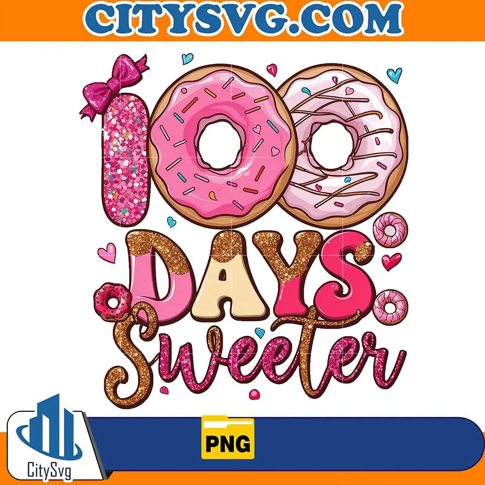 Pink100DaysSweeterCakePng