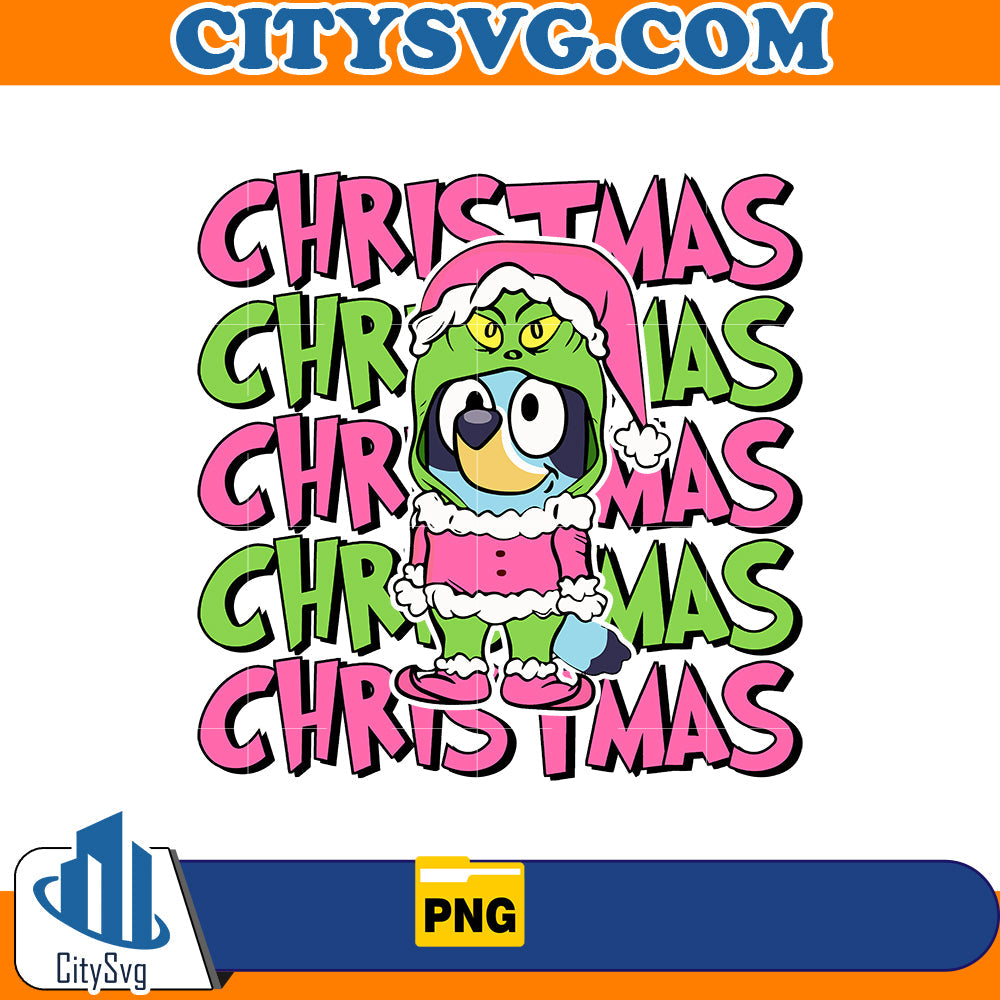 Christmas Bluey Png CitySvg