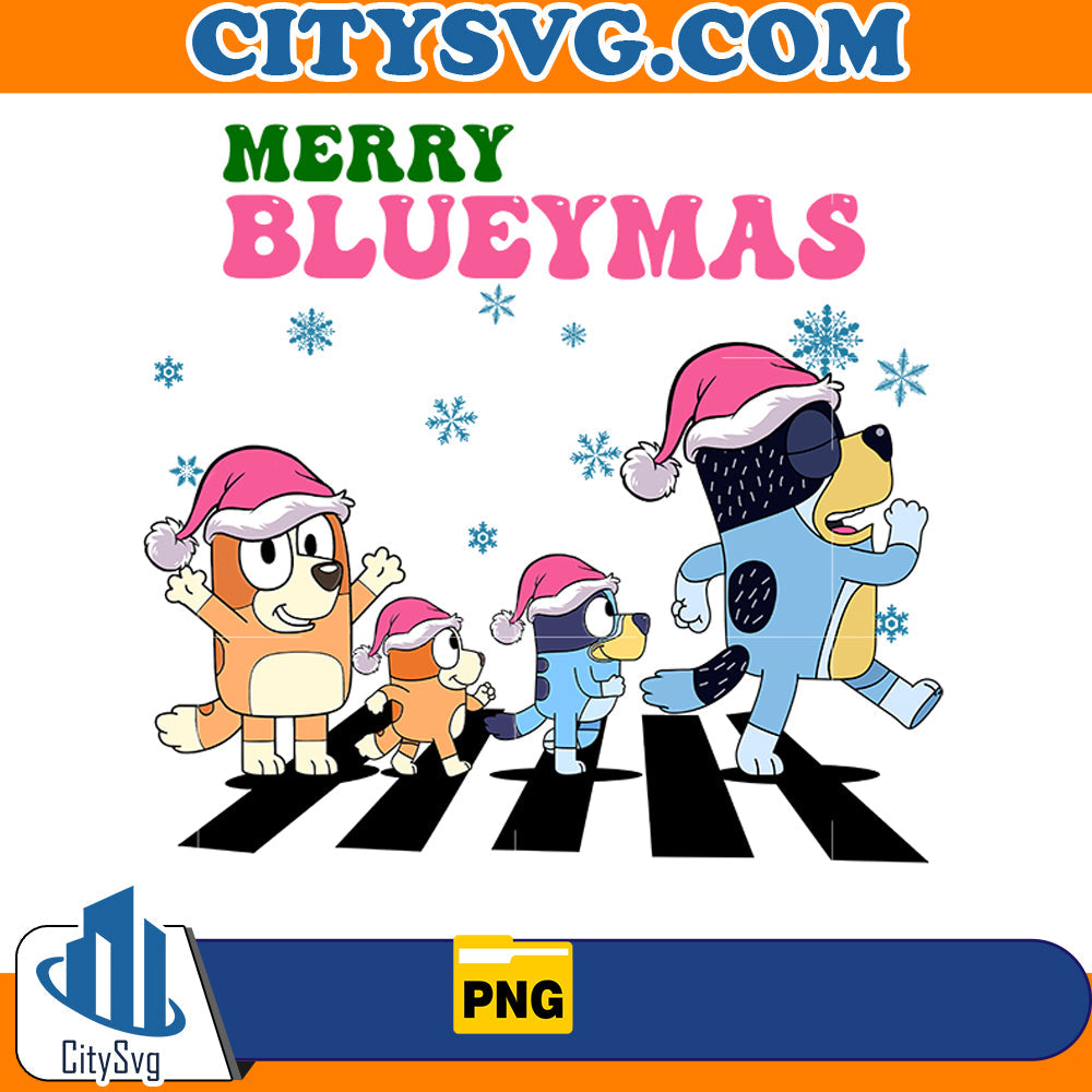 Pink Merry Blueymas Png CitySvg