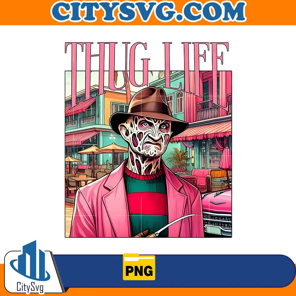 Pink Freddy Krueger Thung Life Png CitySvg
