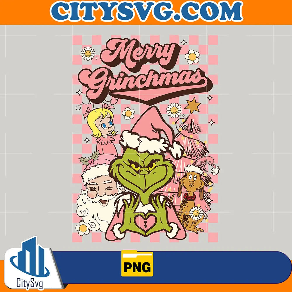 PinkMerryGrinchmasCharactersPng