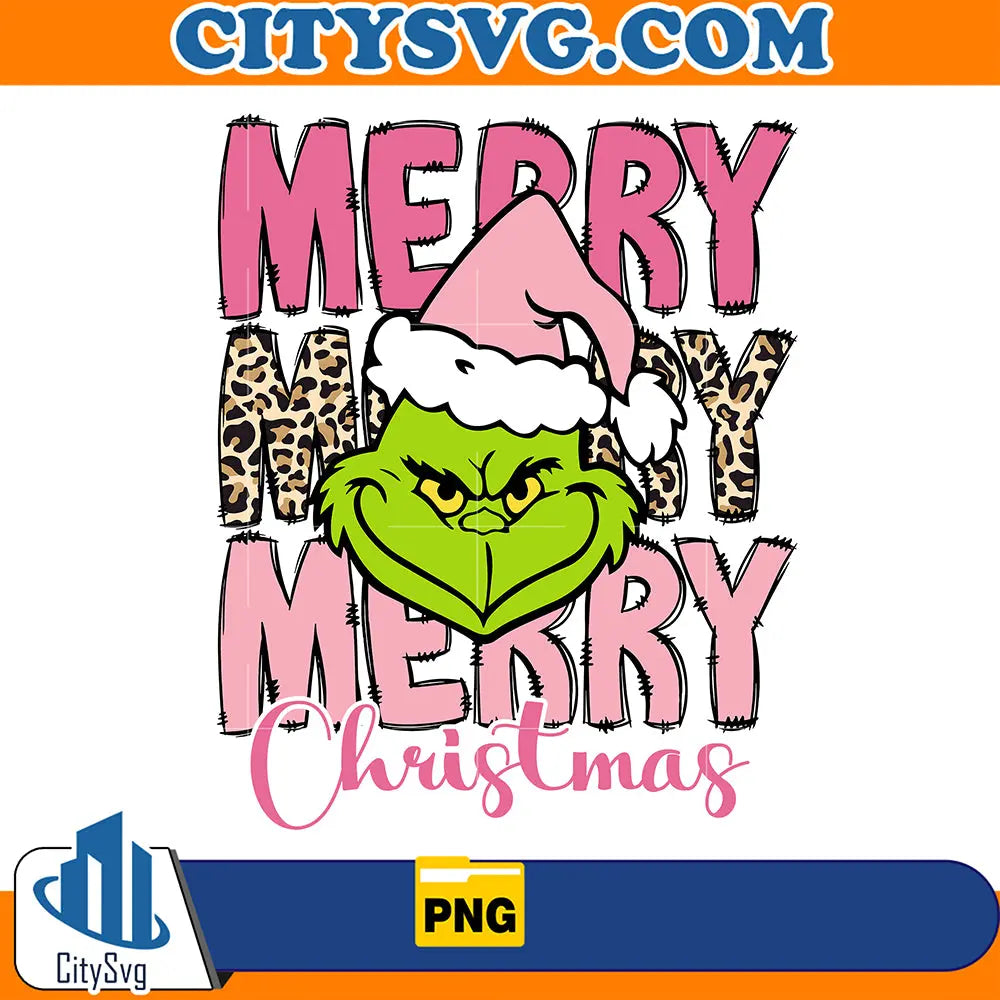 PinkMeryChristmasGrinchPng