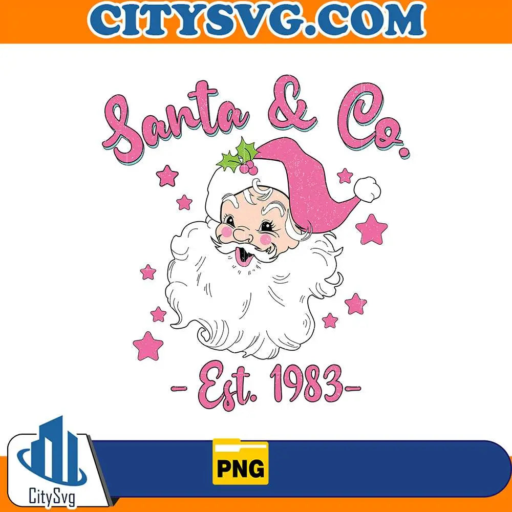 PinkSanta_CoEst1983ChristmasPng