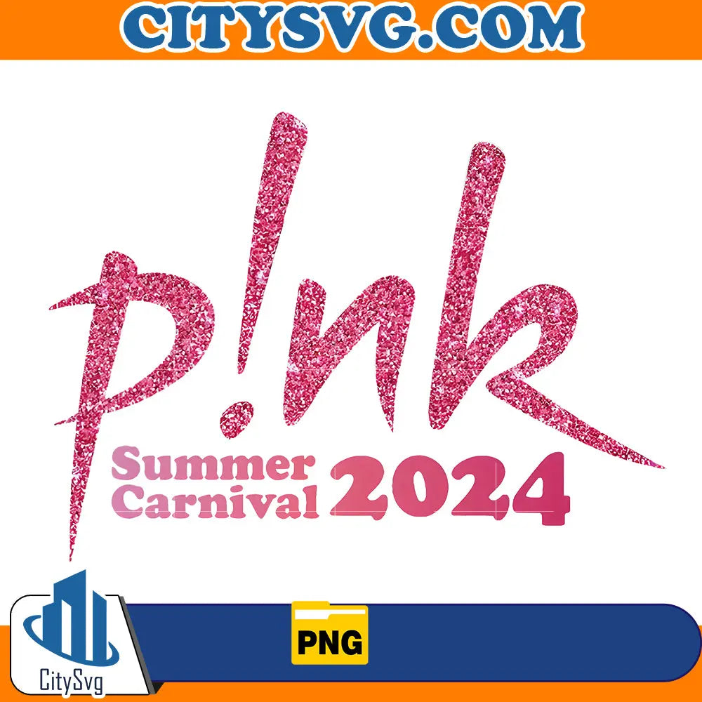 Pink Summer Carnival 2024 Png CitySvg