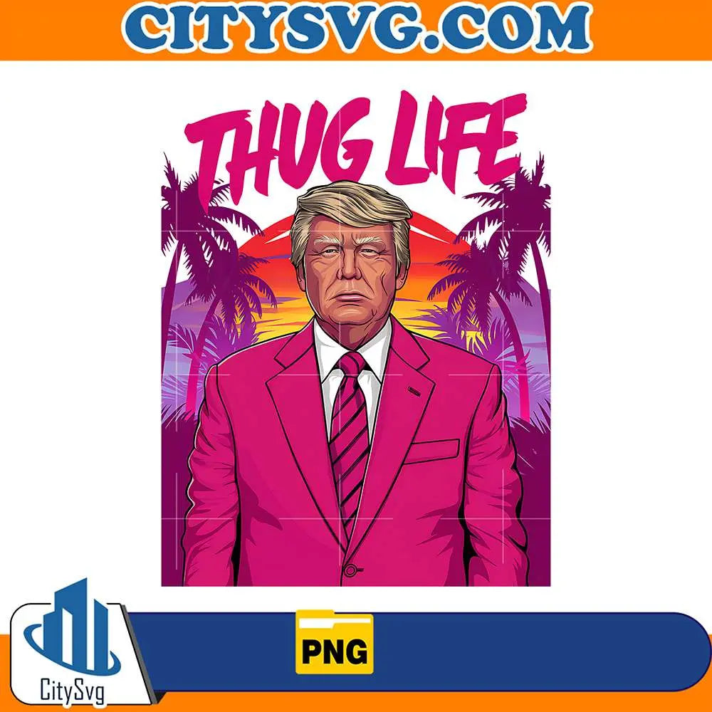 PinkThugLifeTrumpPng
