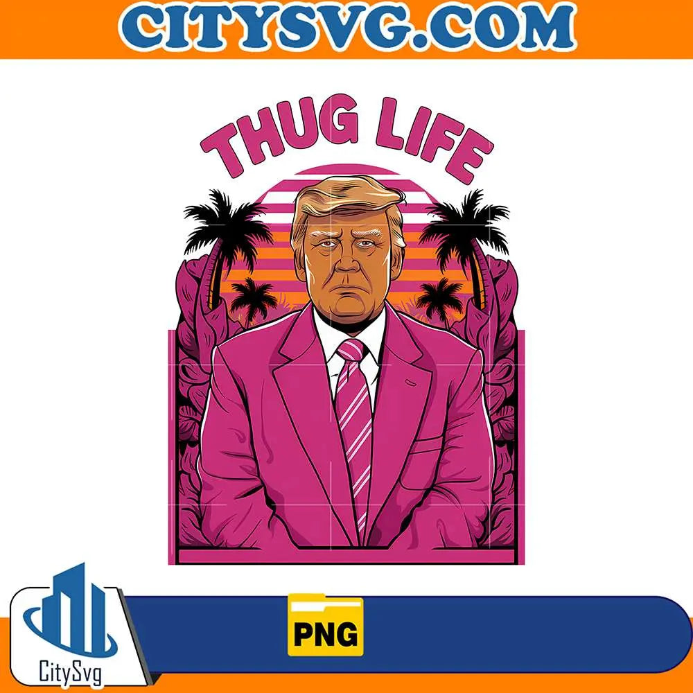 PinkThugLifeTrumpPng1