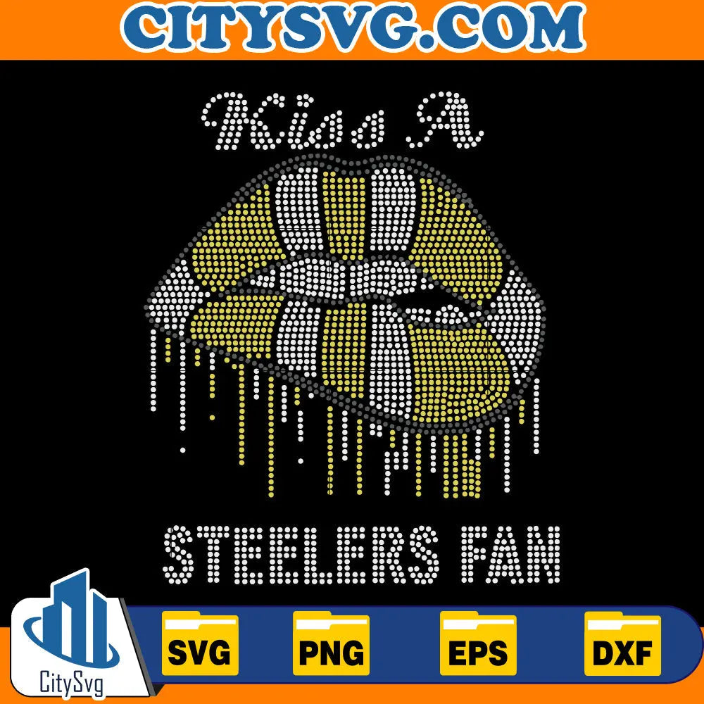 Lips Pittsburgh Steelers Svg CitySvg