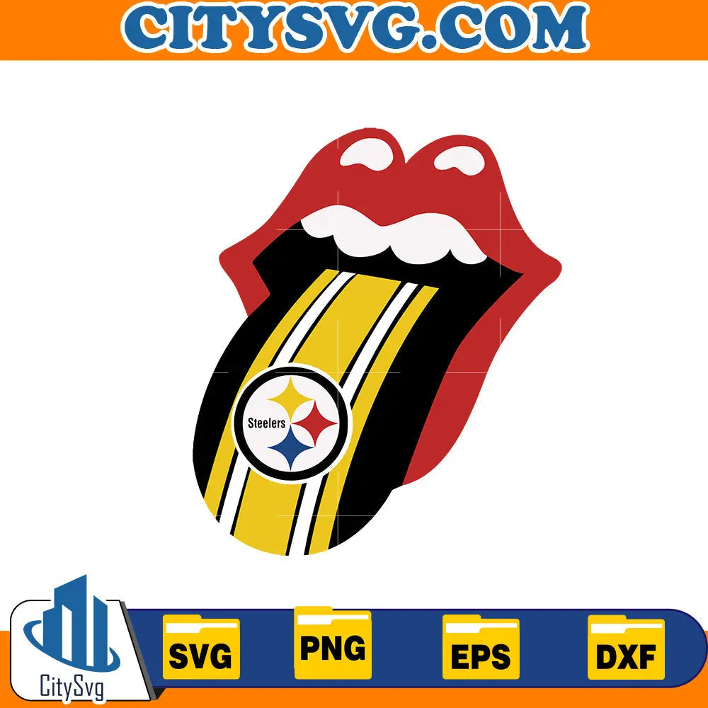 Toungue Pittsburgh Steelers Svg CitySvg