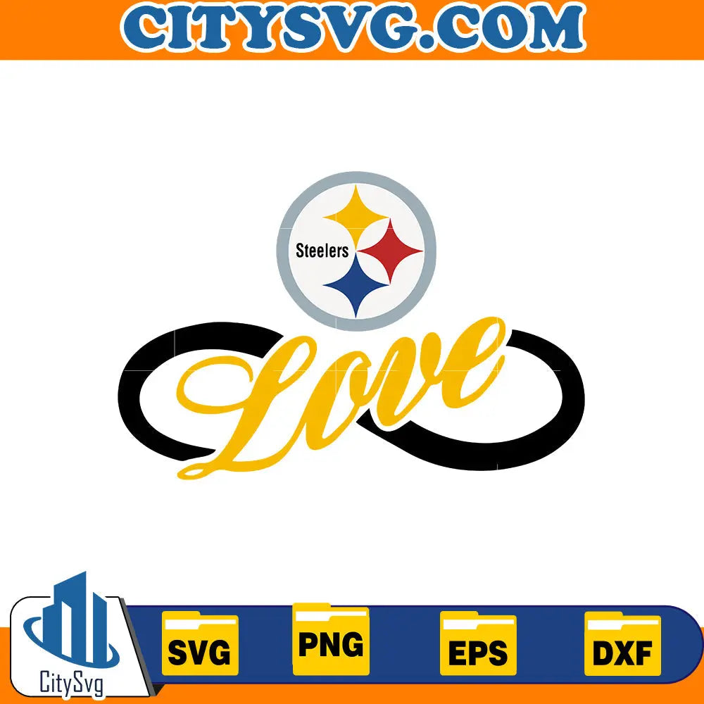 Love Pittsburgh Steelers Svg CitySvg
