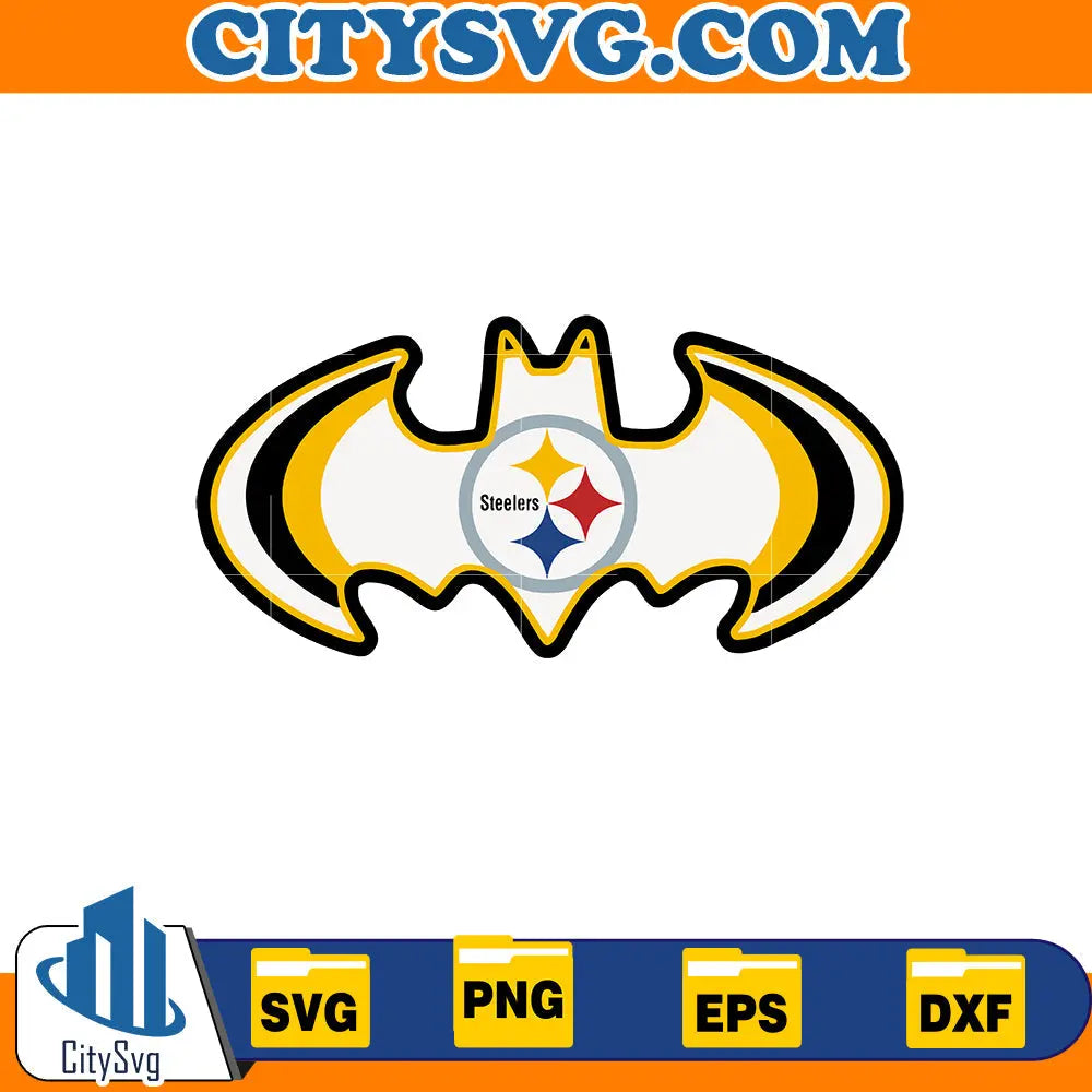 Bat Pittsburgh Steelers Svg CitySvg