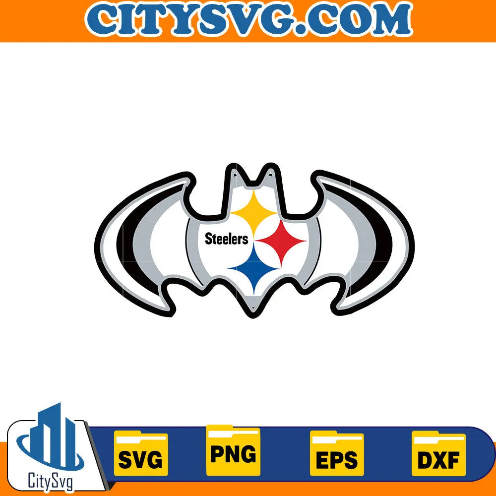 Bat Pittsburgh Steelers Svg CitySvg