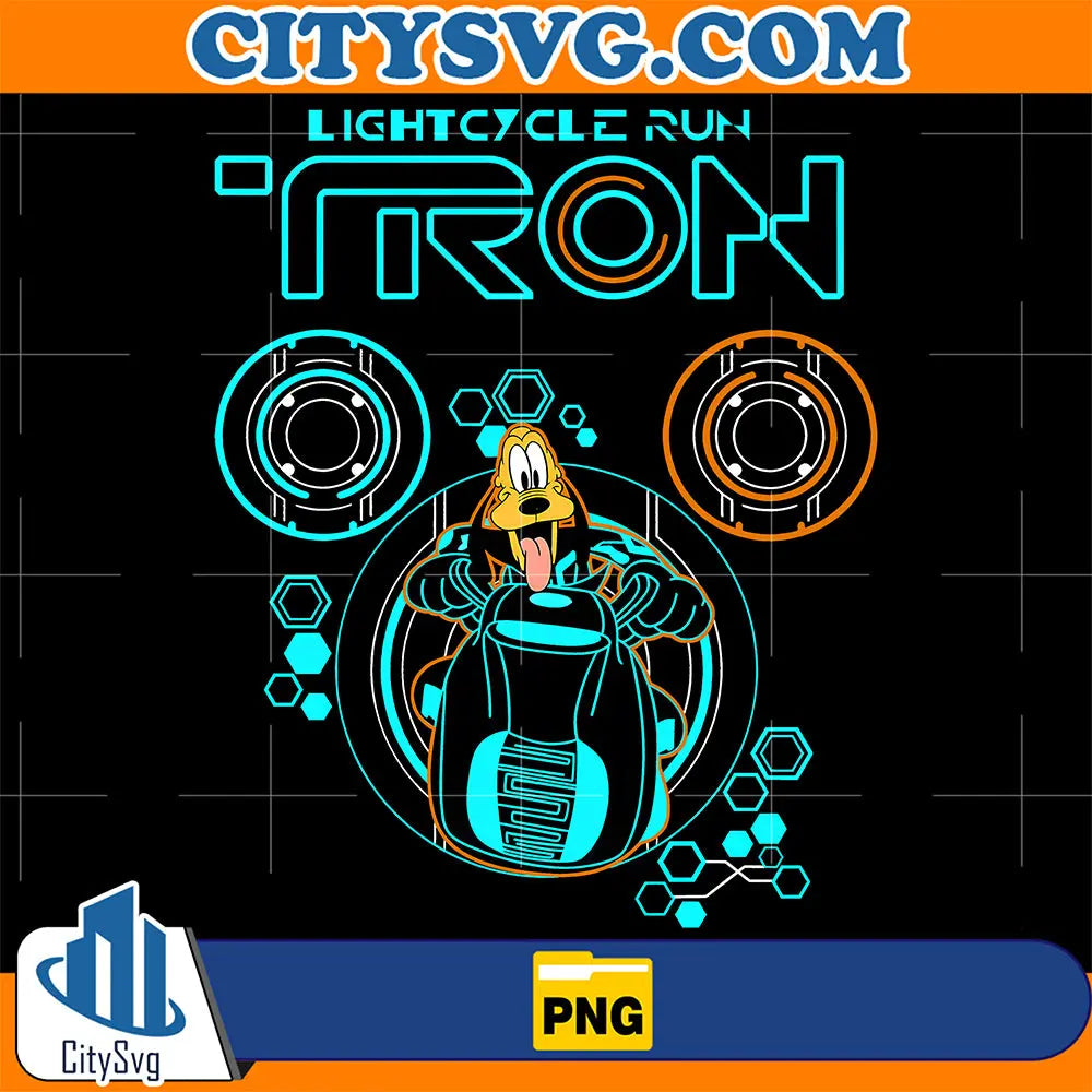 PlutoTronLightcycleRunRidePng