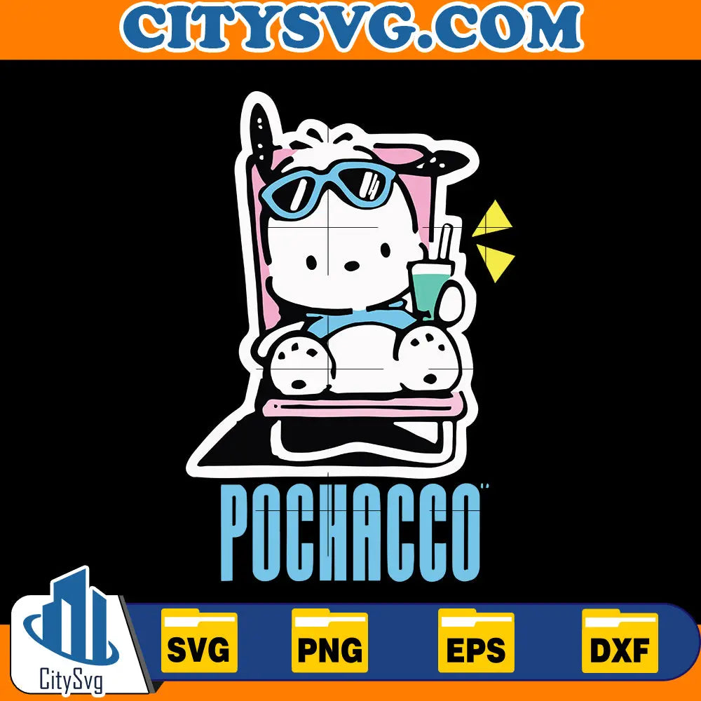 Pochacco Funny Social Worker Svg CitySvg
