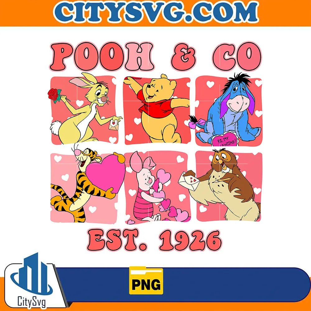 PoohAndCoEst1926ValentinePng