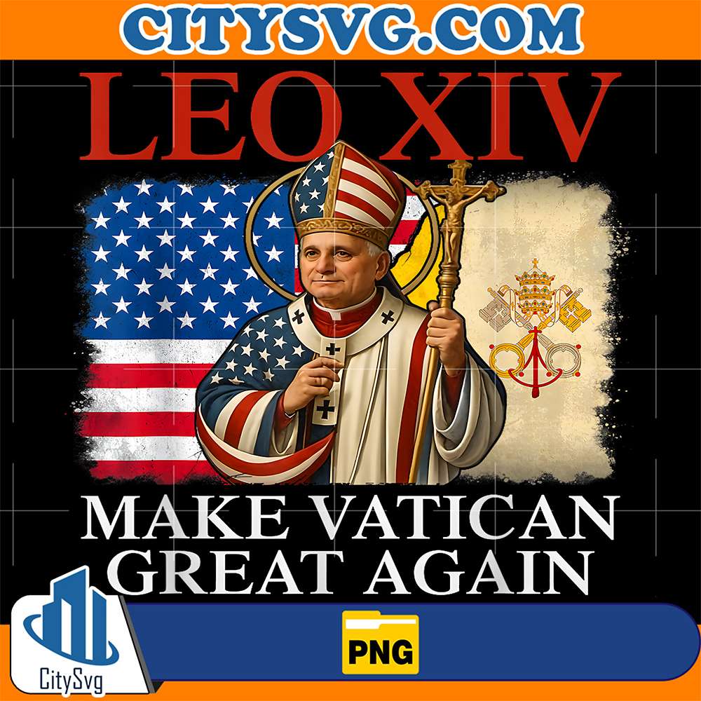 Pope-Leo-XIV-Make-Vatican-Great-Again-Catholic-Png