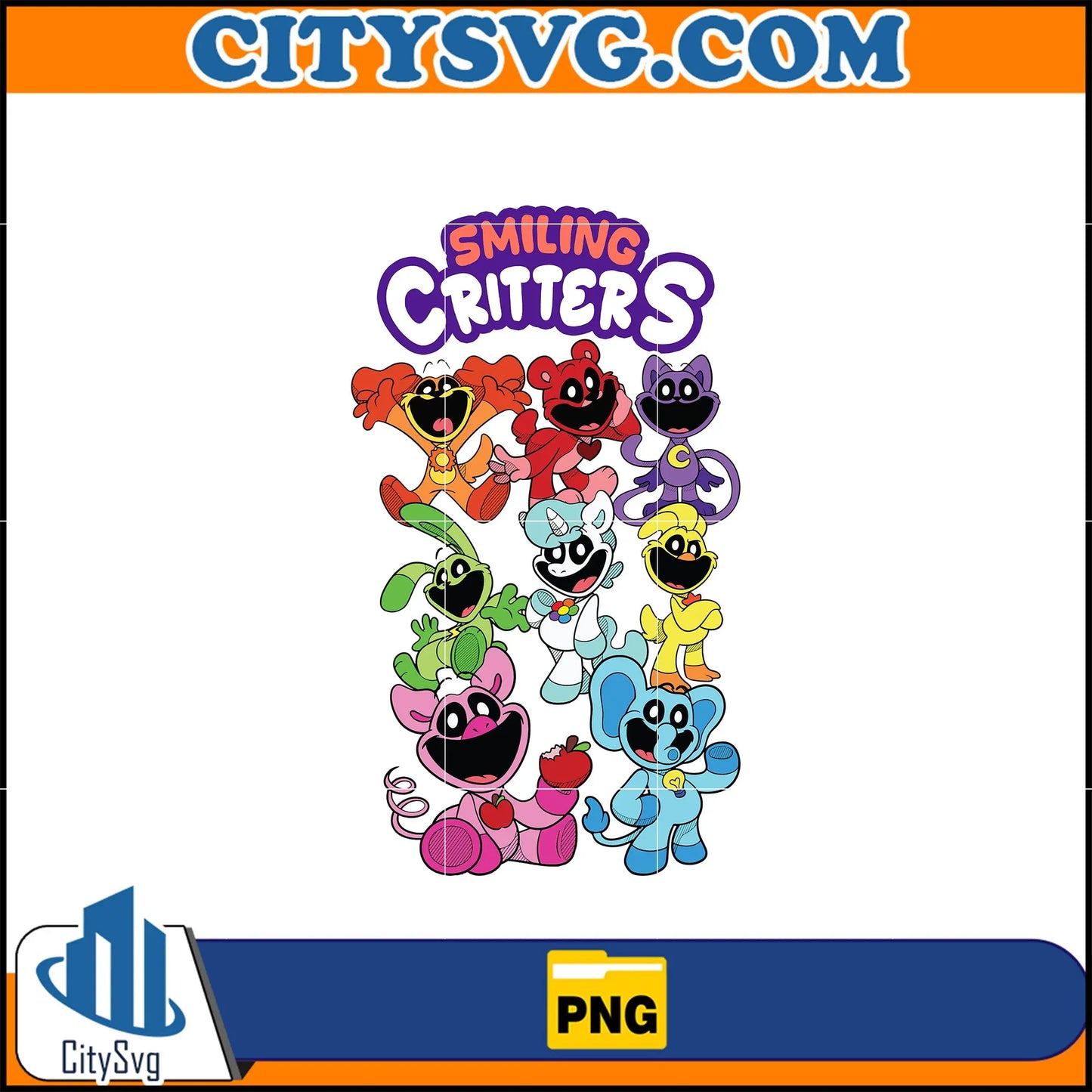 Poppy Playtime Chapter 3 Png, Characters Smiling Critters Catnap Png, Catnap Meme Birthday Png, Poppy Playtime Gift, Instant Download CitySvg