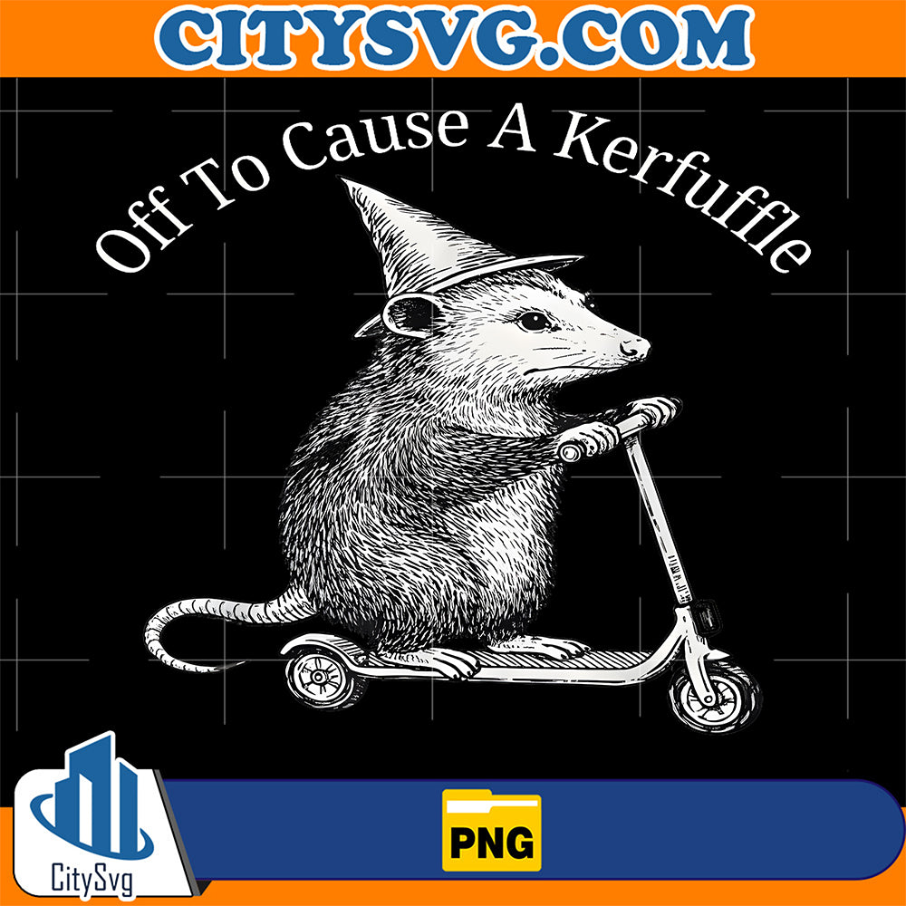 Possum-Off-To-Cause-A-Kerfuffle-Png