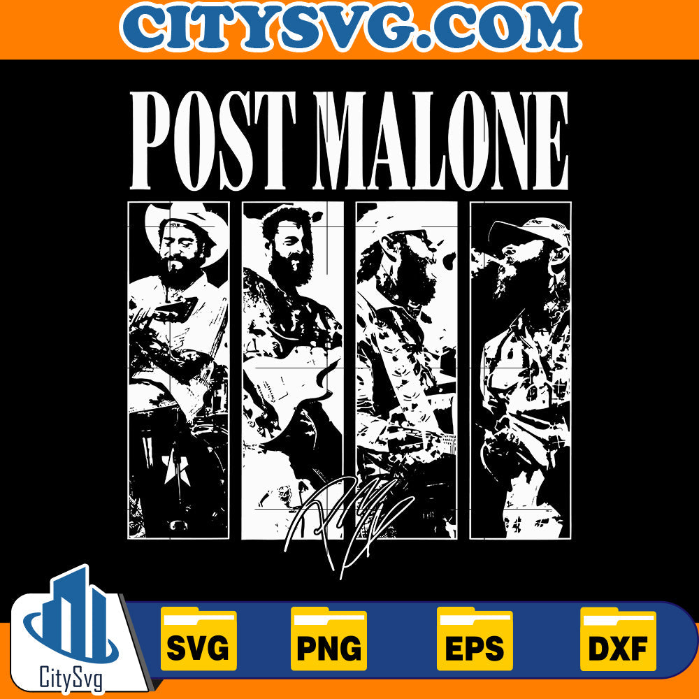 Post Malone Malone Rap Music Svg CitySvg