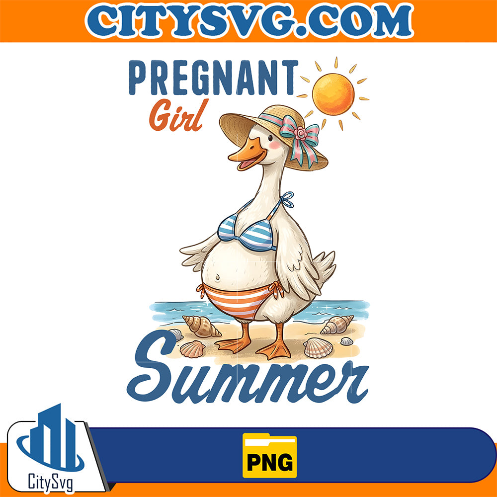 Pregnant-Girl-Summer-Goose-Png