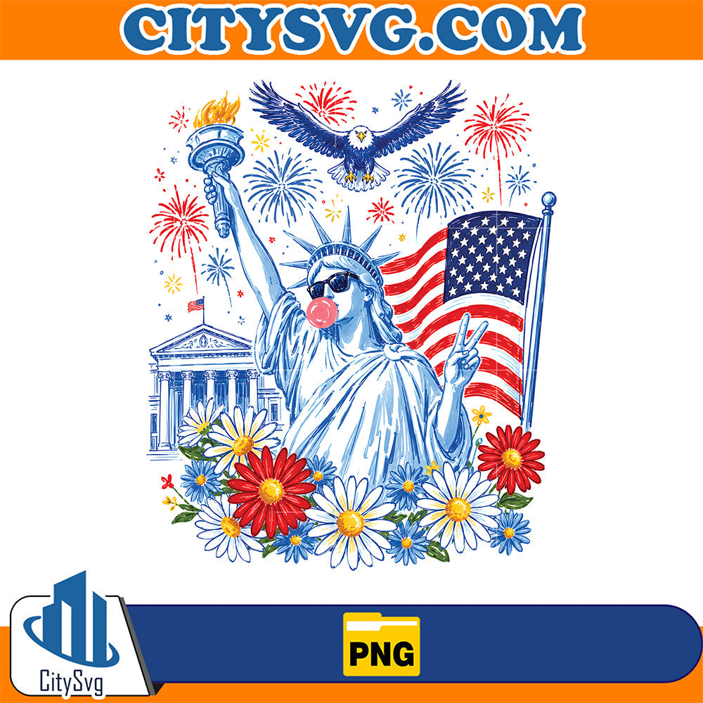 Preppy-Statue-Of-Liberty-Png