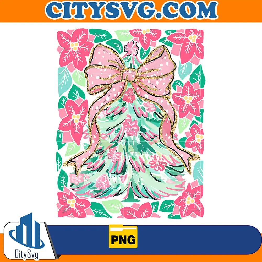 PreppyChristmasTreeCoquettePng