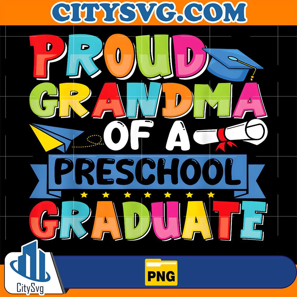 Proud-Grandma-Of-A-Preschool-Graduate-Png