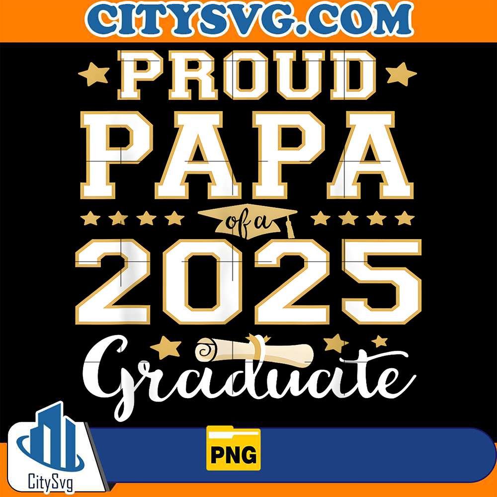 Proud-Papa-Of-A-2025-Graduate-Png