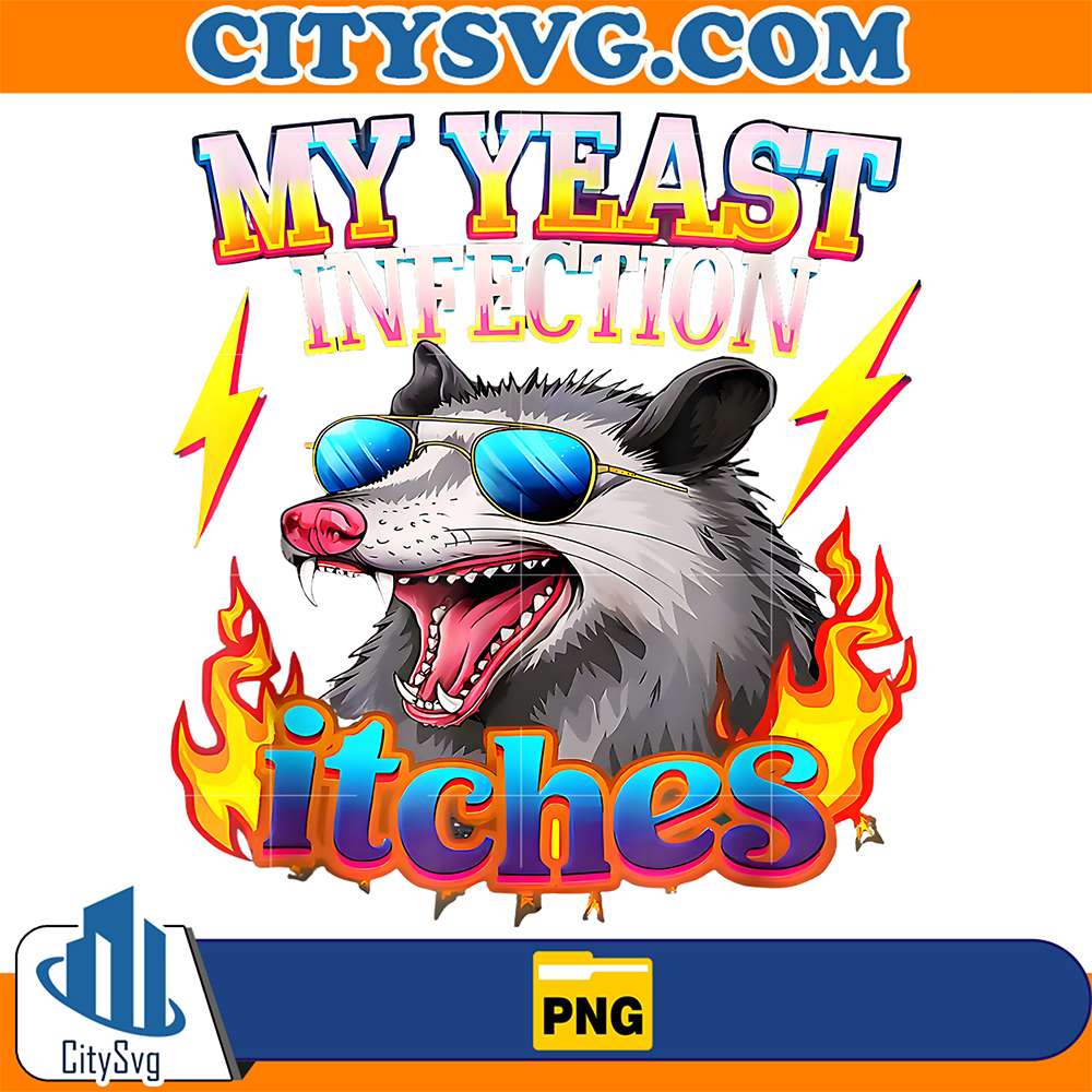 Raccoon-My-Yeast-Infection-Witches-Png