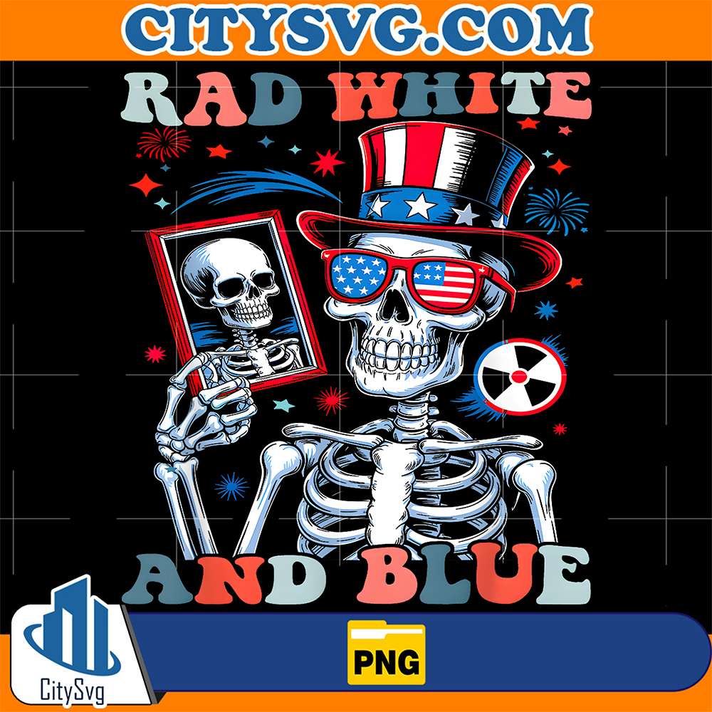 Rad-White-and-Blue-Skeleton-Patriotic-Radiology-MRI-CT-Png