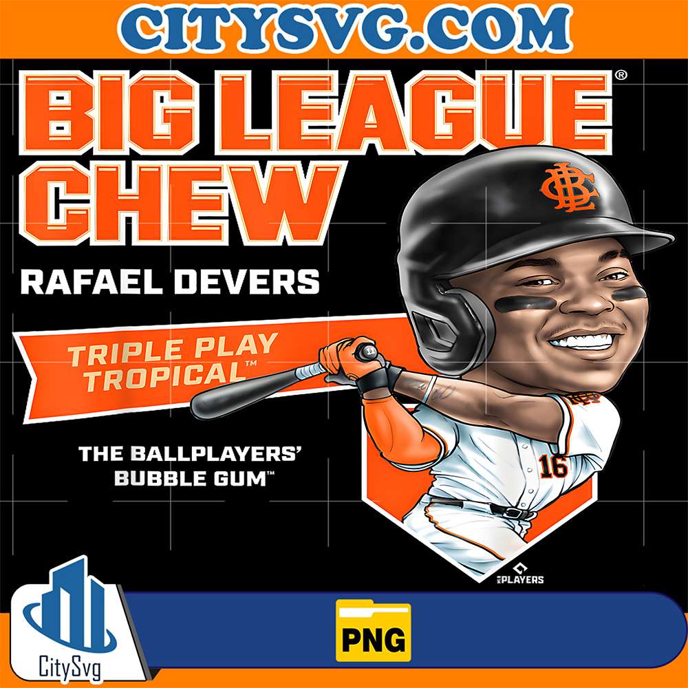 Rafael-Devers-MLB-Players-x-Big-League-Chew-Png