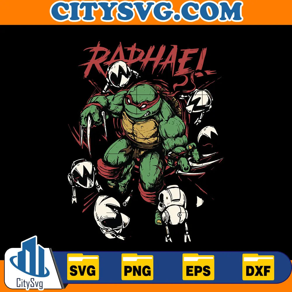 Raphael ninja turtle svg CitySvg