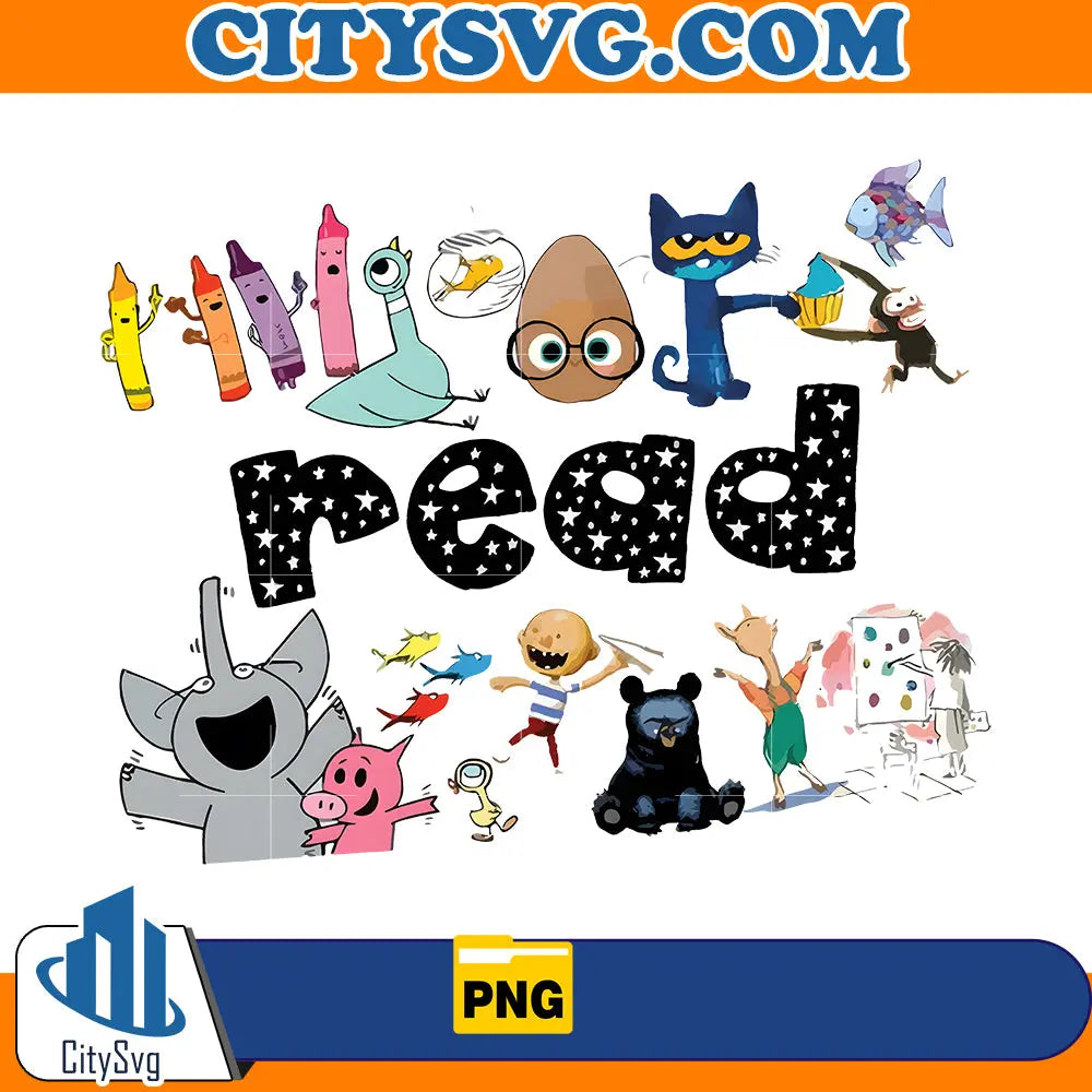 Read Children's Books Teacher Png CitySvg