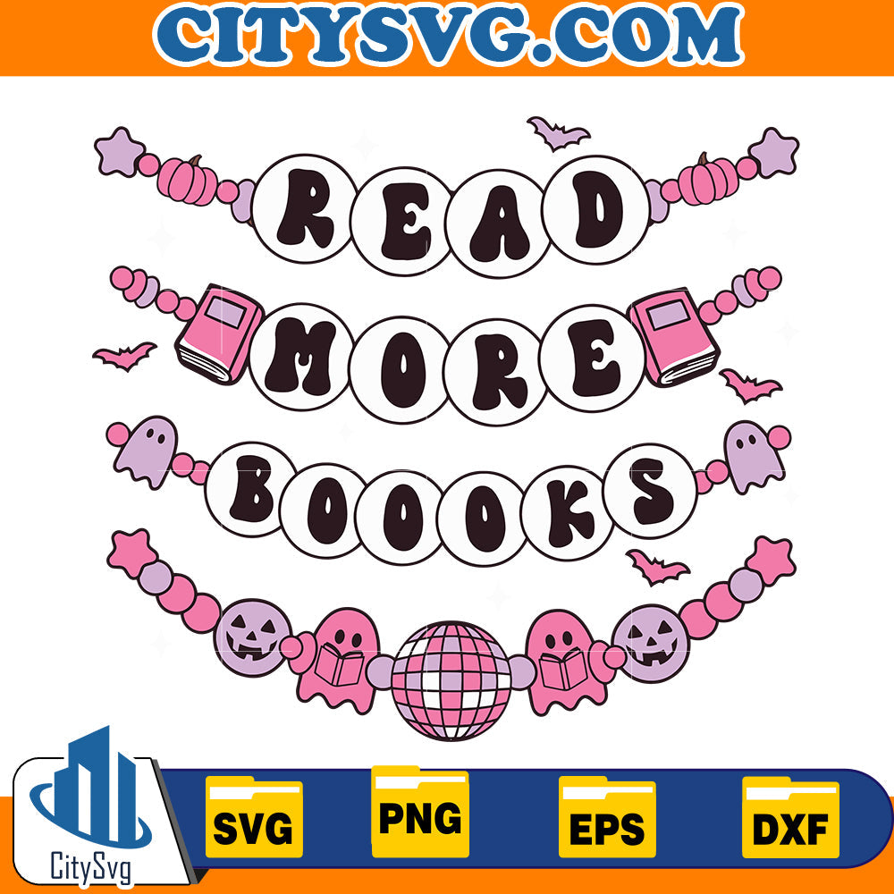 Read More Books Halloween Svg CitySvg