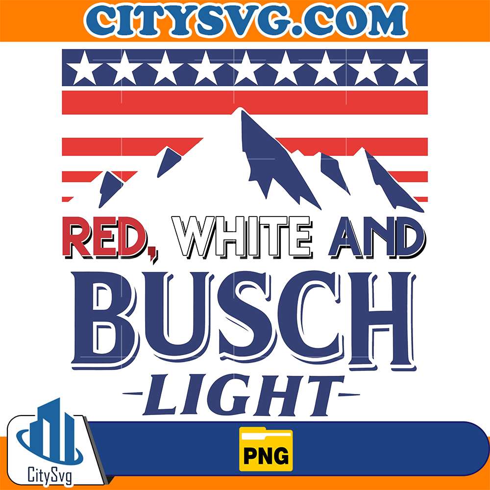 Red-White-And-Busch-Light-4th-Of-July-Png-1