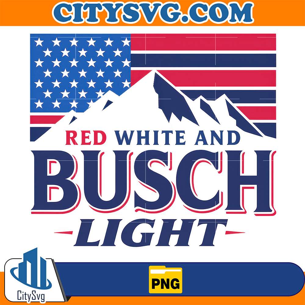 Red-White-And-Busch-Light-4th-Of-July-Png-3