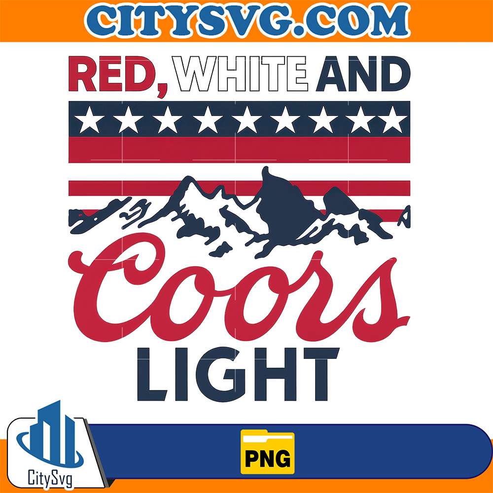 Red-White-And-Coors-Light-Png-2
