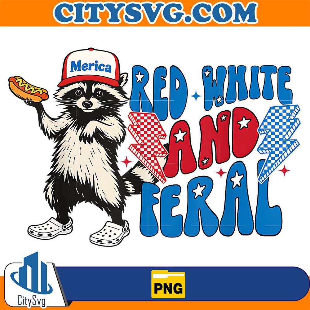 Red-White-And-Feral-4th-Of-July-Raccoon-Hot-Dog-America-Png-2