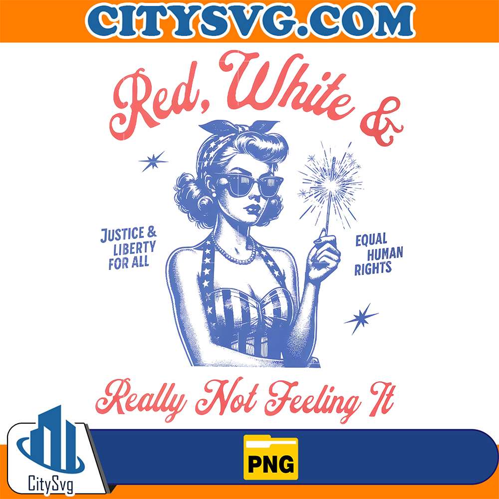 Red-White-Blue-Anti-Fourth-Of-July-Protest-Png