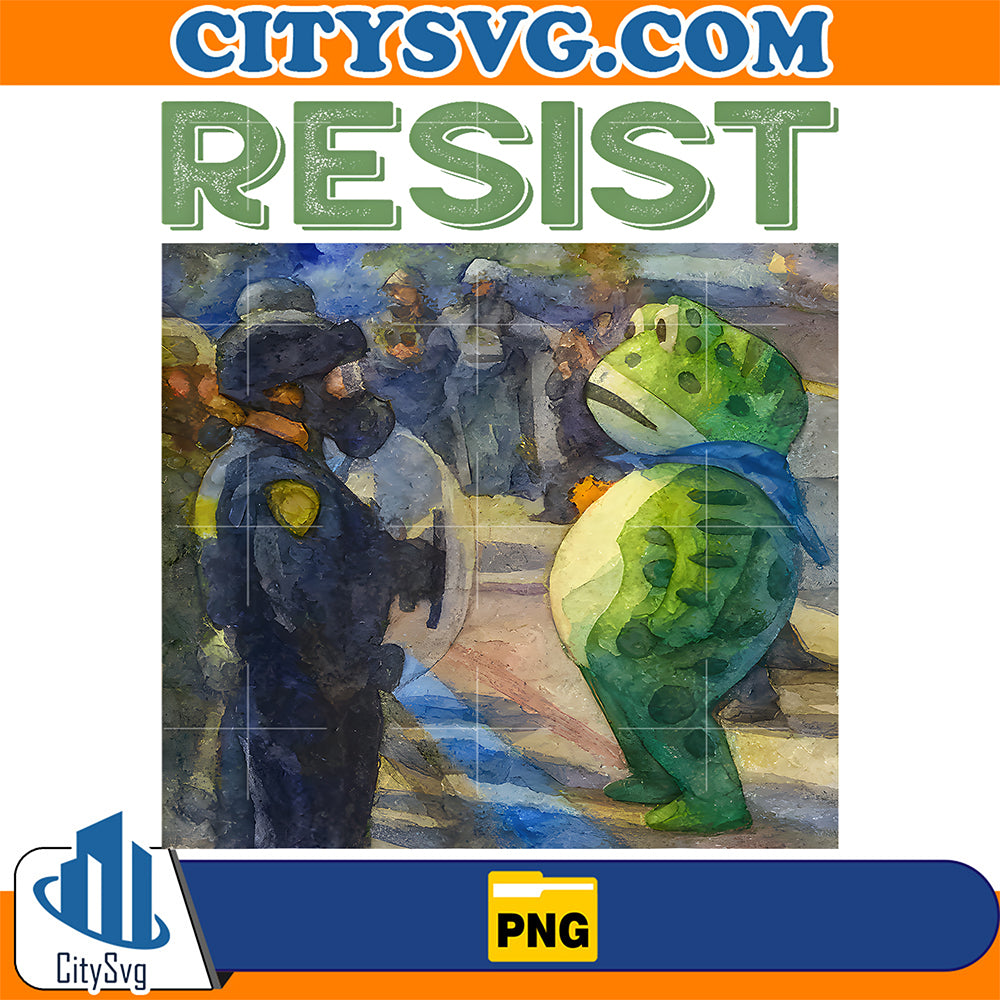 Resist-Frog-Portland-Frog-Protest-Png-2