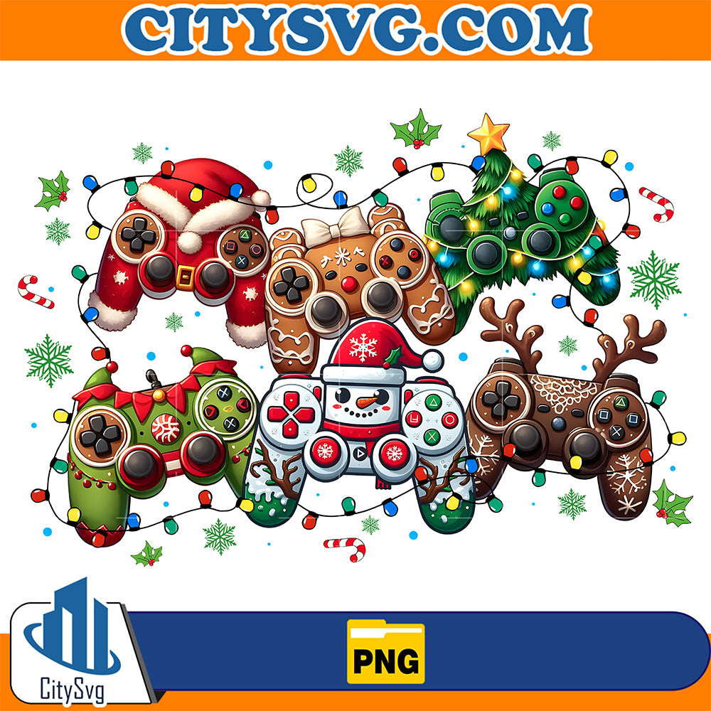 Retro-Christmas-Gaming-Controller-Png-Santa-Claus-Christmas-Png