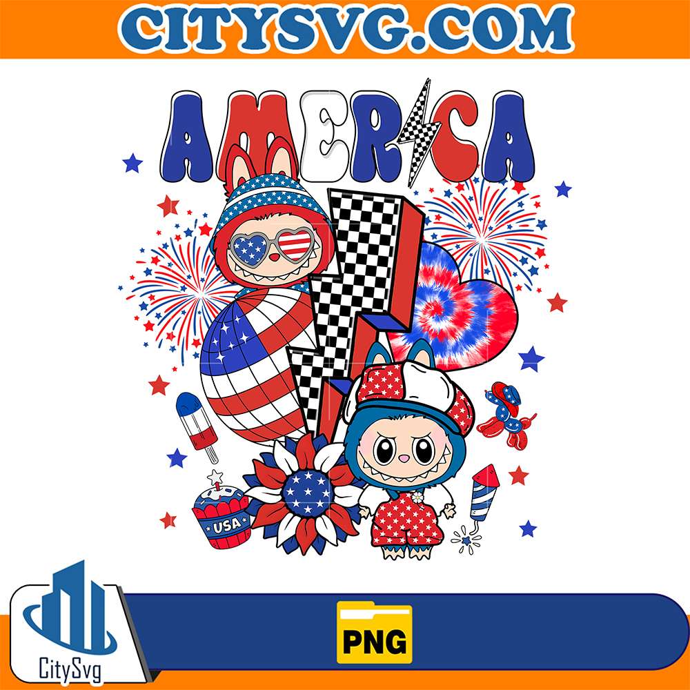 Retro-Labubu-America-4th-Of-July-Png
