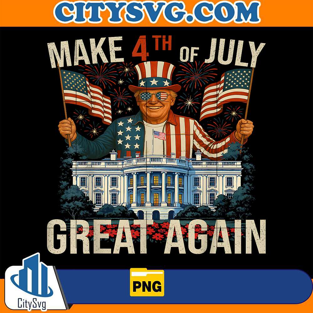 Retro-Make-4th-Of-July-Great-Again-President-Trump-Png