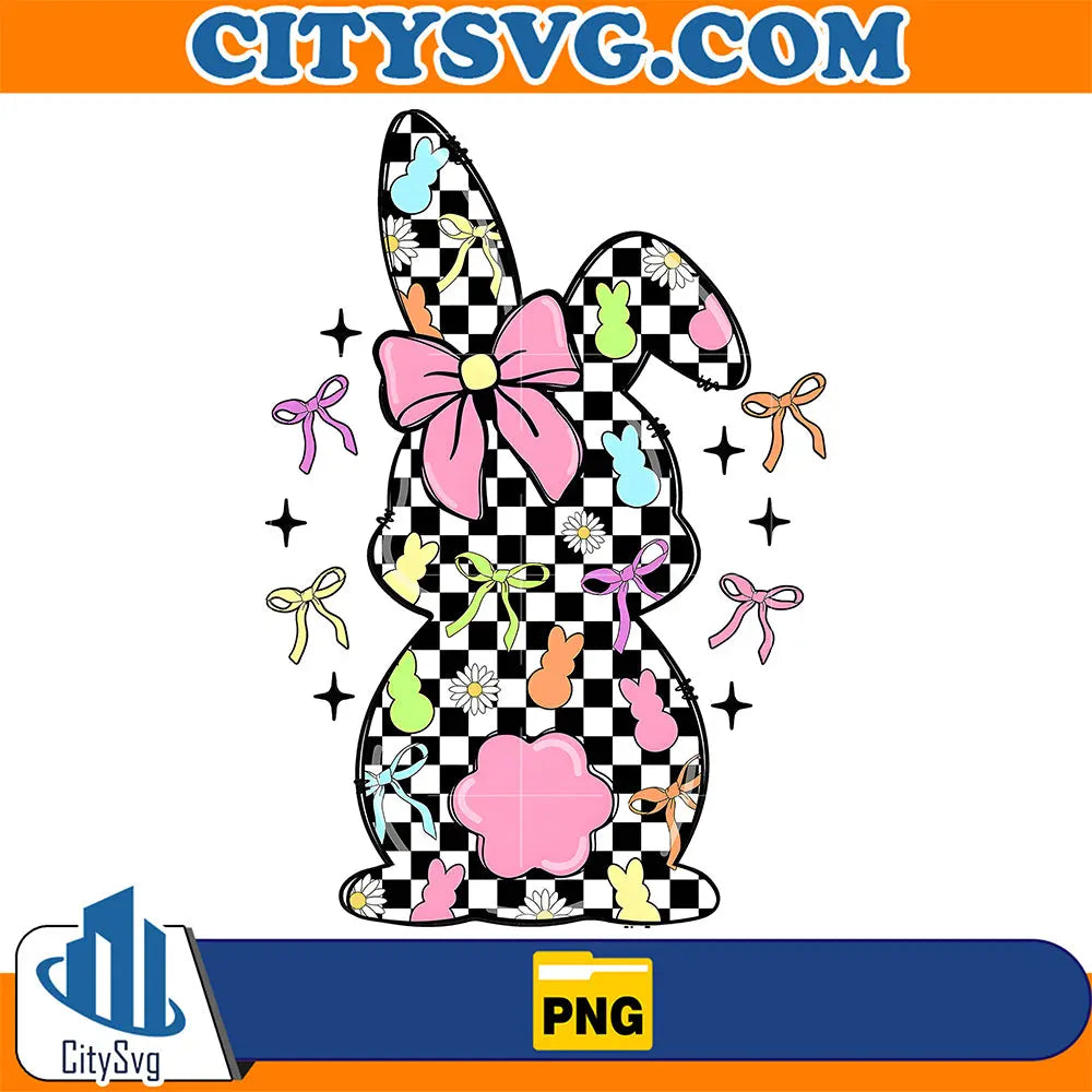 RetroEasterBunnyCoquettePng